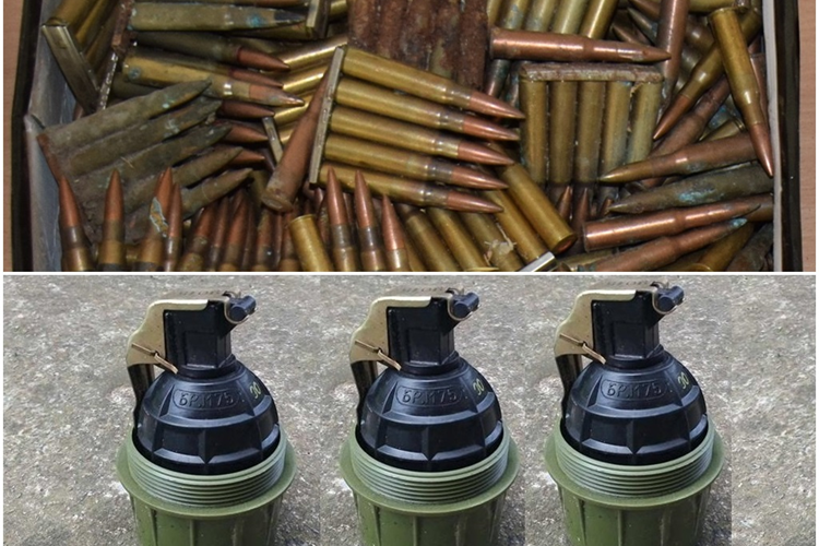 Rakete, puške i bombe predane policiji